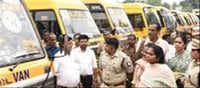 1,096 Private School Vehicles Inspected in Erode District